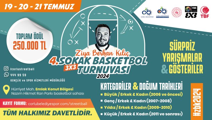    ZBK Sokak Basketbol Turnuvası FİBA 3×3 İmzasıyla Gerçekleştirilecek